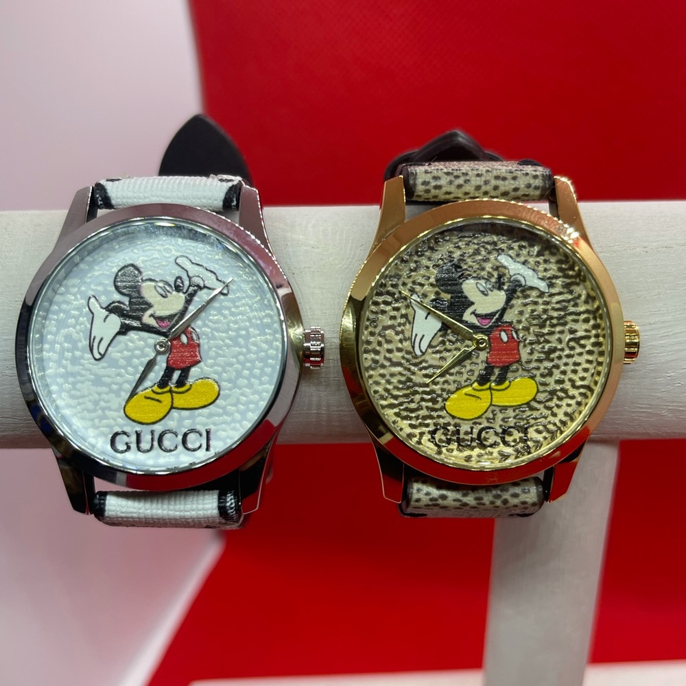 2 beautiful Mickey Mouse Gold and Silver